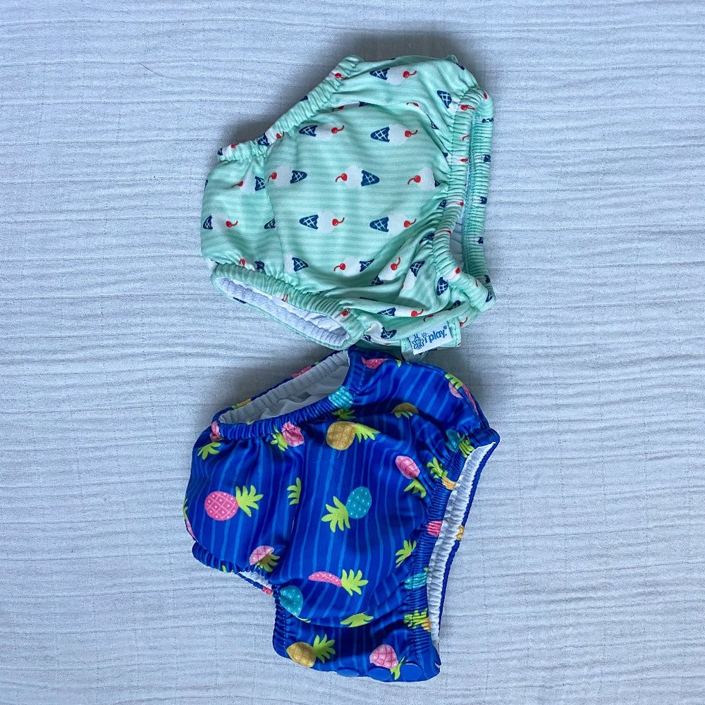 2 Reusable Swim Diapers